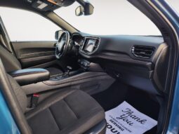Interior view of a 2023 Dodge Durango GT AWD, featuring a modern dashboard, comfortable seating, and a thank you mat, showcasing the vehicle's premium design and spacious cabin suitable for Calgary's driving conditions.